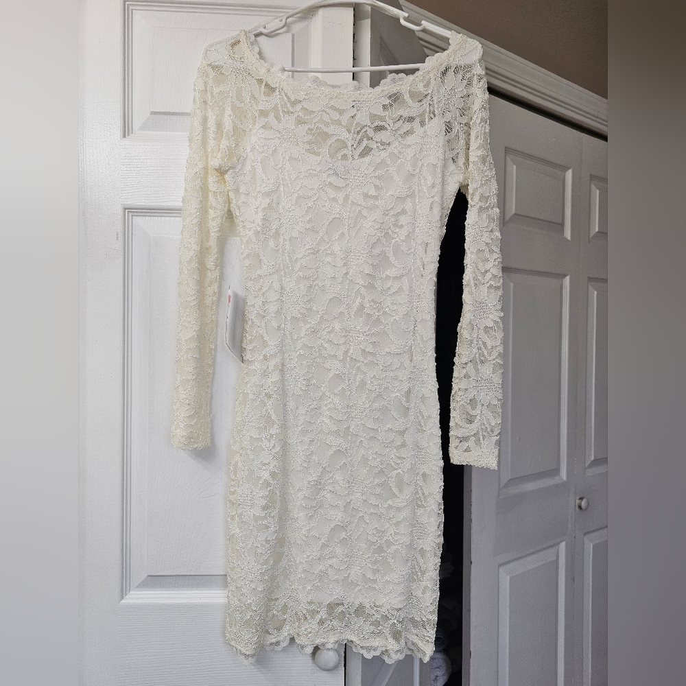 Jump apparel ivory dress